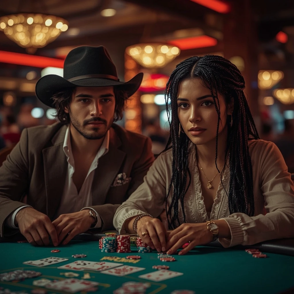 photo de deux joueurs de poker Kings Chance Casino